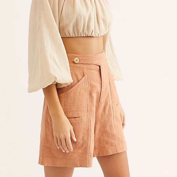 Free People Aloha Linen Shorts - Picture 12 of 16